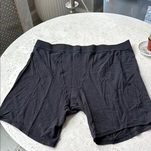 New Skims Black Stretch Boy Shorts  with Long Leg size 2XL